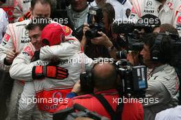 25.05.2008 Monte Carlo, Monaco,  Lewis Hamilton (GBR), McLaren Mercedes, MP4-23 - Formula 1 World Championship, Rd 6, Monaco Grand Prix, Sunday Podium