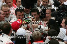 25.05.2008 Monte Carlo, Monaco,  Lewis Hamilton (GBR), McLaren Mercedes, MP4-23 - Formula 1 World Championship, Rd 6, Monaco Grand Prix, Sunday Podium