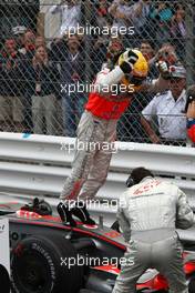 25.05.2008 Monte Carlo, Monaco,  1st place Lewis Hamilton (GBR), McLaren Mercedes - Formula 1 World Championship, Rd 6, Monaco Grand Prix, Sunday Podium