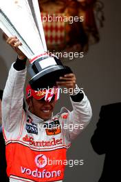 25.05.2008 Monte Carlo, Monaco,  Winner, 1st, Lewis Hamilton (GBR), McLaren Mercedes, MP4-23 - Formula 1 World Championship, Rd 6, Monaco Grand Prix, Sunday Podium