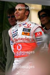 25.05.2008 Monte Carlo, Monaco,  Lewis Hamilton (GBR), McLaren Mercedes  - Formula 1 World Championship, Rd 6, Monaco Grand Prix, Sunday Podium