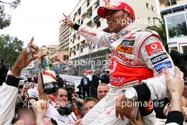 25.05.2008 Monte Carlo, Monaco,  Lewis Hamilton (GBR), McLaren Mercedes  - Formula 1 World Championship, Rd 6, Monaco Grand Prix, Sunday Podium