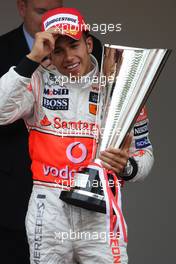 25.05.2008 Monte Carlo, Monaco,  Winner, 1st, Lewis Hamilton (GBR), McLaren Mercedes, MP4-23 - Formula 1 World Championship, Rd 6, Monaco Grand Prix, Sunday Podium