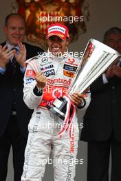 25.05.2008 Monte Carlo, Monaco,  1st place Lewis Hamilton (GBR), McLaren Mercedes - Formula 1 World Championship, Rd 6, Monaco Grand Prix, Sunday Podium