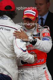 25.05.2008 Monte Carlo, Monaco,  Winner, 1st, Lewis Hamilton (GBR), McLaren Mercedes, MP4-23 - Formula 1 World Championship, Rd 6, Monaco Grand Prix, Sunday Podium