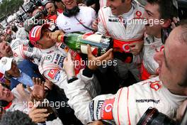 25.05.2008 Monte Carlo, Monaco,  Lewis Hamilton (GBR), McLaren Mercedes  - Formula 1 World Championship, Rd 6, Monaco Grand Prix, Sunday Podium