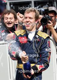 25.05.2008 Monte Carlo, Monaco,  Sebastian Vettel (GER), Scuderia Toro Rosso - Formula 1 World Championship, Rd 6, Monaco Grand Prix, Sunday Podium