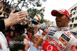 25.05.2008 Monte Carlo, Monaco,  Lewis Hamilton (GBR), McLaren Mercedes  - Formula 1 World Championship, Rd 6, Monaco Grand Prix, Sunday Podium