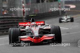 25.05.2008 Monte Carlo, Monaco,  Heikki Kovalainen (FIN), McLaren Mercedes - Formula 1 World Championship, Rd 6, Monaco Grand Prix, Sunday Race