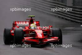 25.05.2008 Monte Carlo, Monaco,  Felipe Massa (BRA), Scuderia Ferrari, spin out the track and lose the lead - Formula 1 World Championship, Rd 6, Monaco Grand Prix, Sunday Race