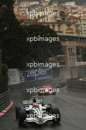 25.05.2008 Monte Carlo, Monaco,  Rubens Barrichello (BRA), Honda Racing F1 Team, RA108  - Formula 1 World Championship, Rd 6, Monaco Grand Prix, Sunday Race