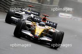 25.05.2008 Monte Carlo, Monaco,  Fernando Alonso (ESP), Renault F1 Team, Nico Rosberg (GER), WilliamsF1 Team - Formula 1 World Championship, Rd 6, Monaco Grand Prix, Sunday Race