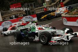 25.05.2008 Monte Carlo, Monaco,  Rubens Barrichello (BRA), Honda Racing F1 Team, RA108 - Formula 1 World Championship, Rd 6, Monaco Grand Prix, Sunday Race