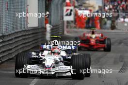 25.05.2008 Monte Carlo, Monaco,  Robert Kubica (POL),  BMW Sauber F1 Team, Felipe Massa (BRA), Scuderia Ferrari - Formula 1 World Championship, Rd 6, Monaco Grand Prix, Sunday Race