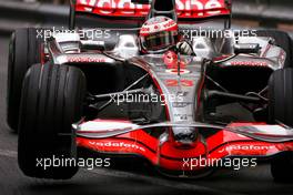 24.05.2008 Monte Carlo, Monaco,  Heikki Kovalainen (FIN), McLaren Mercedes  - Formula 1 World Championship, Rd 6, Monaco Grand Prix, Saturday Practice