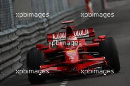 24.05.2008 Monte Carlo, Monaco,  Kimi Raikkonen (FIN), Räikkönen, Scuderia Ferrari, F2008 - Formula 1 World Championship, Rd 6, Monaco Grand Prix, Saturday Practice