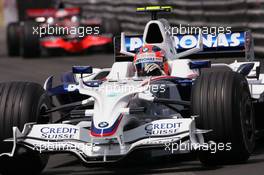 24.05.2008 Monte Carlo, Monaco,  Robert Kubica (POL), BMW Sauber F1 Team  - Formula 1 World Championship, Rd 6, Monaco Grand Prix, Saturday Qualifying