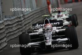 24.05.2008 Monte Carlo, Monaco,  Kazuki Nakajima (JPN), Williams F1 Team, FW30 - Formula 1 World Championship, Rd 6, Monaco Grand Prix, Saturday Practice