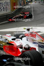 24.05.2008 Monte Carlo, Monaco,  Giancarlo Fisichella (ITA), Force India F1 Team  - Formula 1 World Championship, Rd 6, Monaco Grand Prix, Saturday Practice
