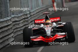 24.05.2008 Monte Carlo, Monaco,  Lewis Hamilton (GBR), McLaren Mercedes, MP4-23 - Formula 1 World Championship, Rd 6, Monaco Grand Prix, Saturday Practice