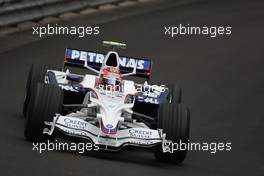 24.05.2008 Monte Carlo, Monaco,  Robert Kubica (POL), BMW Sauber F1 Team, F1.08 - Formula 1 World Championship, Rd 6, Monaco Grand Prix, Saturday Practice