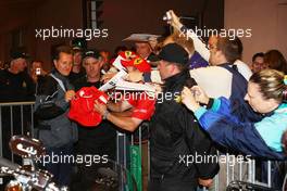 24.05.2008 Monte Carlo, Monaco,  Michael Schumacher (GER), Test Driver, Scuderia Ferrari signing autographs - Formula 1 World Championship, Rd 6, Monaco Grand Prix, Saturday