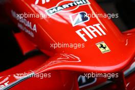24.05.2008 Monte Carlo, Monaco,  Ferrari nose cone - Formula 1 World Championship, Rd 6, Monaco Grand Prix, Saturday Practice