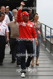 24.05.2008 Monte Carlo, Monaco,  Michael Schumacher (GER), Test Driver, Scuderia Ferrari - Formula 1 World Championship, Rd 6, Monaco Grand Prix, Saturday