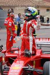 24.05.2008 Monte Carlo, Monaco,  pole position Felipe Massa (BRA), Scuderia Ferrari - Formula 1 World Championship, Rd 6, Monaco Grand Prix, Saturday Qualifying