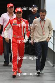 24.05.2008 Monte Carlo, Monaco,  Felipe Massa (BRA), Scuderia Ferrari, Nicolas Todt (FRA), Manager of Felipe Massa - Formula 1 World Championship, Rd 6, Monaco Grand Prix, Saturday Practice