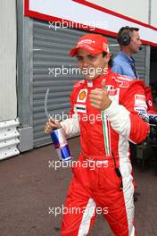 24.05.2008 Monte Carlo, Monaco,  pole position Felipe Massa (BRA), Scuderia Ferrari - Formula 1 World Championship, Rd 6, Monaco Grand Prix, Saturday Qualifying