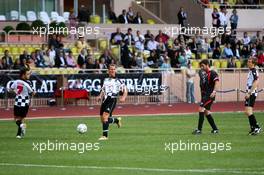 20.05.2008 Monte Carlo, Monaco,  Michael Schumacher (GER), Test Driver, Scuderia Ferrari -  Star Team vs Nazionale Piloti, Charity Football Match, Monaco, Stade Louis II, Monaco