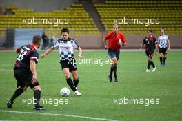 20.05.2008 Monte Carlo, Monaco,  Giancarlo Fisichella (ITA), Force India F1 Team -  Star Team vs Nazionale Piloti, Charity Football Match, Monaco, Stade Louis II, Monaco