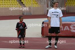 20.05.2008 Monte Carlo, Monaco,  Nico Rosberg (GER), WilliamsF1 Team -  Star Team vs Nazionale Piloti, Charity Football Match, Monaco, Stade Louis II, Monaco