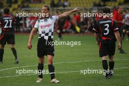 20.05.2008 Monte Carlo, Monaco,  Michael Schumacher (GER), Test Driver, Scuderia Ferrari -  Star Team vs Nazionale Piloti, Charity Football Match, Monaco, Stade Louis II, Monaco