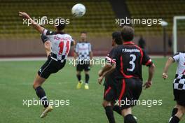 20.05.2008 Monte Carlo, Monaco,  Michael Schumacher (GER), Test Driver, Scuderia Ferrari -  Star Team vs Nazionale Piloti, Charity Football Match, Monaco, Stade Louis II, Monaco