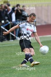 20.05.2008 Monte Carlo, Monaco,  Michael Schumacher (GER), Test Driver, Scuderia Ferrari -  Star Team vs Nazionale Piloti, Charity Football Match, Monaco, Stade Louis II, Monaco