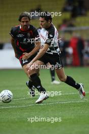 20.05.2008 Monte Carlo, Monaco,  Giancarlo Fisichella (ITA), Force India F1 Team -  Star Team vs Nazionale Piloti, Charity Football Match, Monaco, Stade Louis II, Monaco