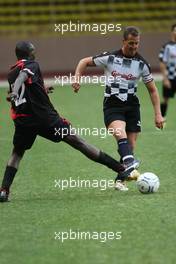 20.05.2008 Monte Carlo, Monaco,  Michael Schumacher (GER), Test Driver, Scuderia Ferrari -  Star Team vs Nazionale Piloti, Charity Football Match, Monaco, Stade Louis II, Monaco