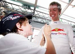 25.05.2008 Monte Carlo, Monaco,  Sebastian Vettel (GER), Scuderia Toro Rosso with his brother Fabian - Formula 1 World Championship, Rd 6, Monaco Grand Prix, Sunday