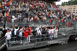 25.05.2008 Monte Carlo, Monaco,  Drivers parade - Formula 1 World Championship, Rd 6, Monaco Grand Prix, Sunday