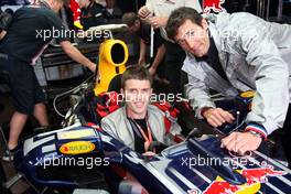 25.05.2008 Monte Carlo, Monaco,  Michael Carrick Manchester United football player - Formula 1 World Championship, Rd 6, Monaco Grand Prix, Sunday