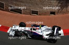 22.05.2008 Monte Carlo, Monaco,  Robert Kubica (POL),  BMW Sauber F1 Team - Formula 1 World Championship, Rd 6, Monaco Grand Prix, Thursday Practice