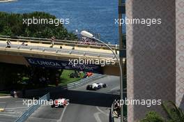 22.05.2008 Monte Carlo, Monaco,  Robert Kubica (POL),  BMW Sauber F1 Team, Adrian Sutil (GER), Force India F1 Team - Formula 1 World Championship, Rd 6, Monaco Grand Prix, Thursday Practice