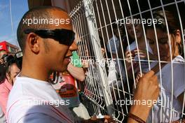 22.05.2008 Monte Carlo, Monaco,  Lewis Hamilton (GBR), McLaren Mercedes  - Formula 1 World Championship, Rd 6, Monaco Grand Prix, Thursday