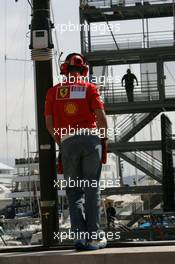 22.05.2008 Monte Carlo, Monaco,  Michael Schumacher (GER), Test Driver & Advisor, Scuderia Ferrari - Formula 1 World Championship, Rd 6, Monaco Grand Prix, Thursday Practice