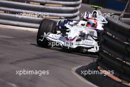 22.05.2008 Monte Carlo, Monaco,  Robert Kubica (POL), BMW Sauber F1 Team  - Formula 1 World Championship, Rd 6, Monaco Grand Prix, Thursday Practice