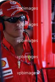 22.05.2008 Monte Carlo, Monaco,  Michael Schumacher (GER), Test Driver, Scuderia Ferrari  - Formula 1 World Championship, Rd 6, Monaco Grand Prix, Thursday Practice