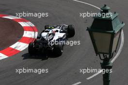 22.05.2008 Monte Carlo, Monaco,  Kazuki Nakajima (JPN), Williams F1 Team  - Formula 1 World Championship, Rd 6, Monaco Grand Prix, Thursday Practice