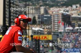 22.05.2008 Monte Carlo, Monaco,  Michael Schumacher (GER), Test Driver, Scuderia Ferrari - Formula 1 World Championship, Rd 6, Monaco Grand Prix, Thursday Practice